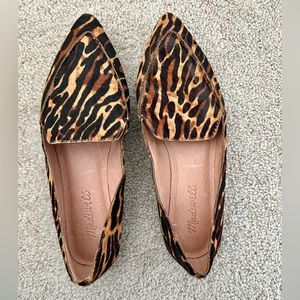 Madewell leopard print loafers. Size 7.5.
